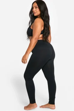 Grande taille - Legging côtelé sans coutures