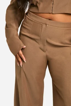 Grande taille - Pantalon large à coutures apparentes