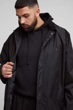 Grande taille - Parka à capuche en velours côtelé