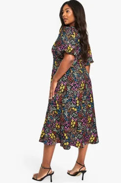 Grande taille - Robe babydoll fleurie