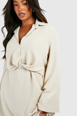 Grande taille - Robe nouée à l'avant