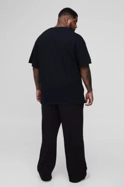 boohooMAN Grande taille - T-shirt à imprimé Foo Fighters<Homme T-Shirts Impriméstendances|T-Shirts