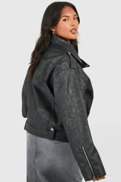 Grande taille - Veste oversize délavée