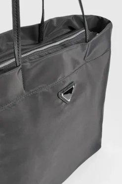 Grand Sac Cabas Oversize En Nylon Basique