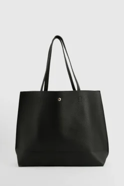 Grand sac fourre-tout à bouton pression
