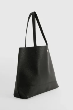 Grand sac fourre-tout à bouton pression