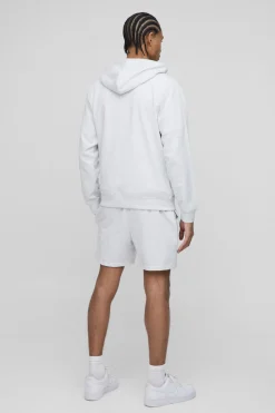 boohooMAN 260GSM Boucle de base pour shorts coupe décontractée, longueur courte<Homme Shorts|Essentiels