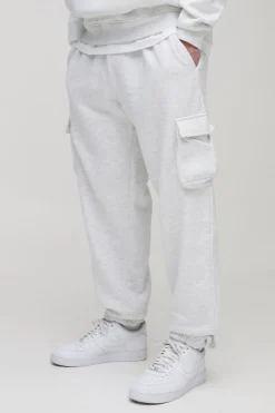 boohooMAN 330GSM Jogger Cargo Oversize pour Hommes de Grande Taille en e<Homme Tout Afficher|Jogging