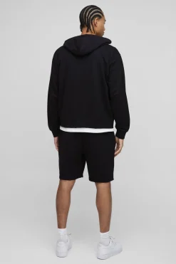 boohooMAN 260GSM Loopback Basic HOMME. Shorts décontractés mi-longs<Homme Shorts|Essentiels