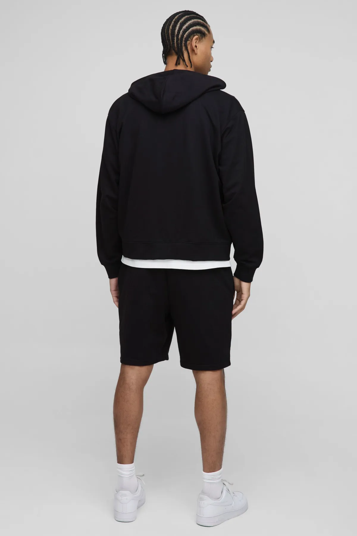 boohooMAN 260GSM Loopback Basic HOMME. Shorts décontractés mi-longs<Homme Shorts|Essentiels