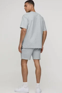 260GSM Loopback Basic Slim Fit Short Length Shorts