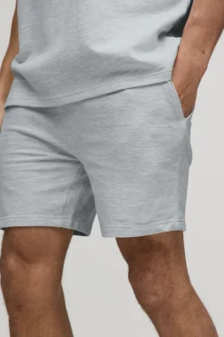 260GSM Loopback Basic Slim Fit Short Length Shorts