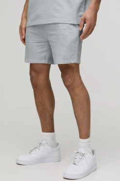 260GSM Loopback Basic Slim Fit Short Length Shorts