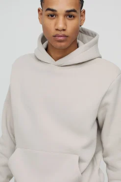 330GSM Sweat à capuche basique coupe régulière à enfiler