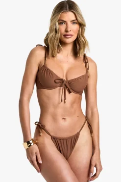 boohoo Hamsa Hand Charm Trim Tie Side Bikini Bottoms<Femme Maillots De Bain|Tenues De Plage