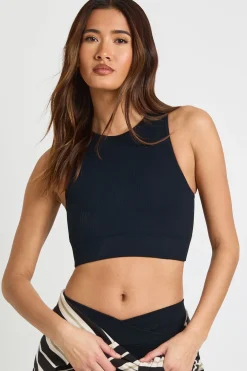 boohoo Haut Actif Sans Coutures à Dos Nageur Côtelé Contouré avec Rembourrage<Femme Athleisure|Vêtements De Sport