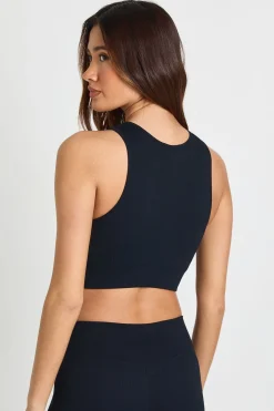 boohoo Haut Actif Sans Coutures à Dos Nageur Côtelé Contouré avec Rembourrage<Femme Athleisure|Vêtements De Sport