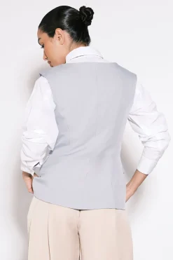 boohoo Haut Ajusté à Col Bateau Longue Coupe<Femme Tailleurs|Tops