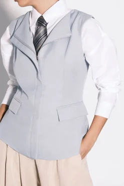 boohoo Haut Ajusté à Col Bateau Longue Coupe<Femme Tailleurs|Tops