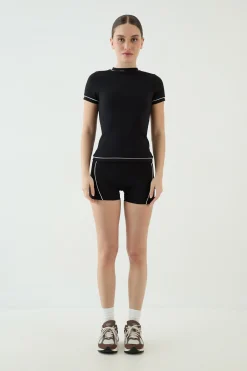 DSGN Studio Haut Ajusté À Détails De Passepoil<Femme Vêtements De Sport|Dsgn Studio
