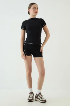 DSGN Studio Haut Ajusté À Détails De Passepoil<Femme Vêtements De Sport|Dsgn Studio