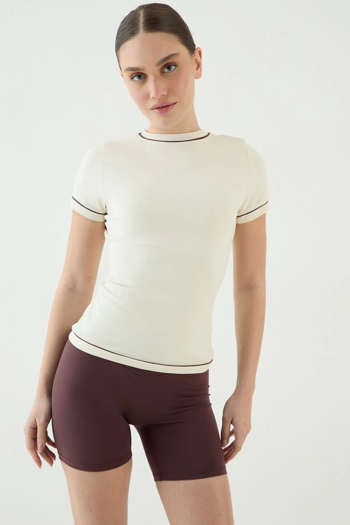 DSGN Studio Haut Ajusté À Détails De Passepoil<Femme Vêtements De Sport|Dsgn Studio