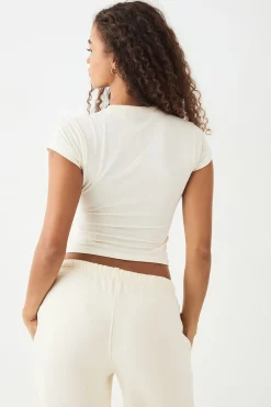 DSGN Studio Haut Ajusté à Manches Courtes<Femme Dsgn Studio|Athleisure