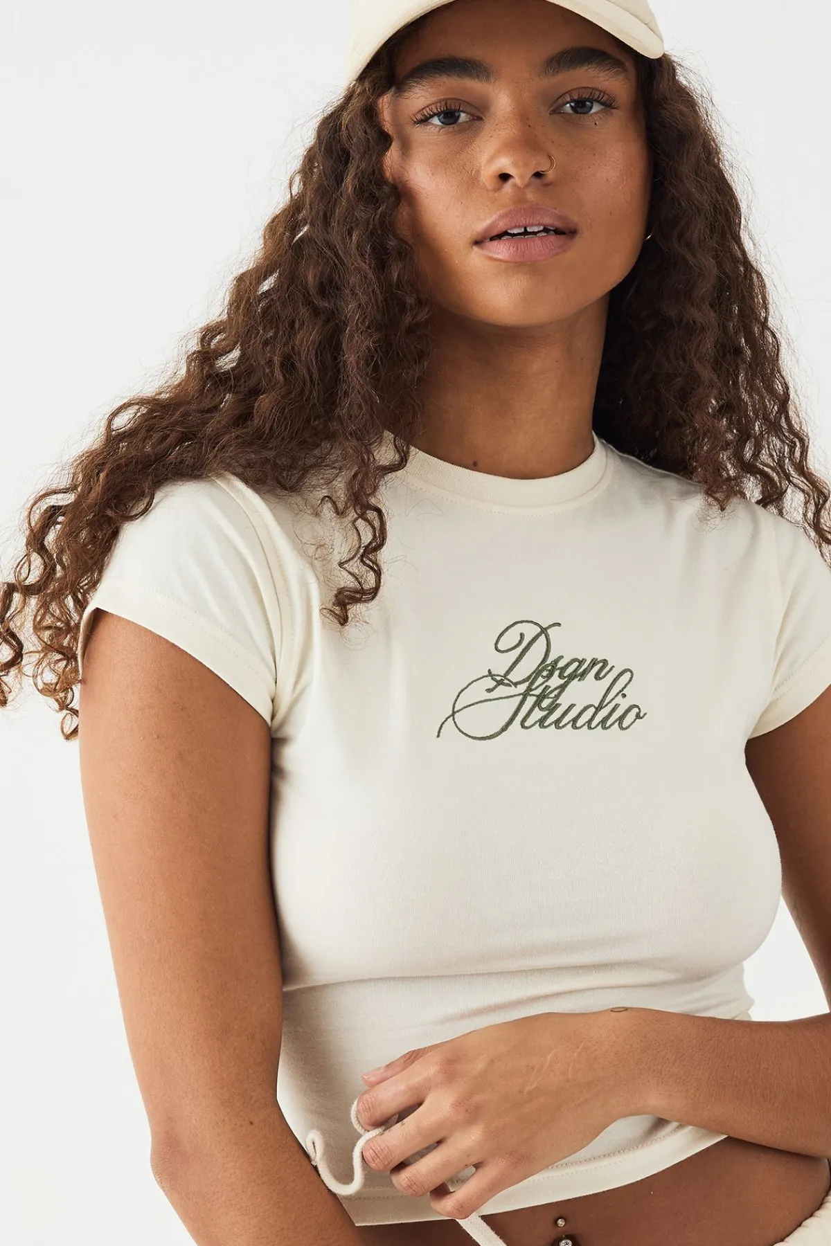 DSGN Studio Haut Ajusté à Manches Courtes<Femme Dsgn Studio|Athleisure