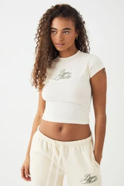 DSGN Studio Haut Ajusté à Manches Courtes<Femme Dsgn Studio|Athleisure