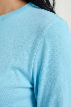 boohoo Haut Ajusté À Manches Longues Coupe Allongée Basique<Femme Basiques|Tops