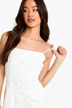 boohoo Haut Ajusté Tissé Pour Grande Taille<Femme Tailleurs|Tops