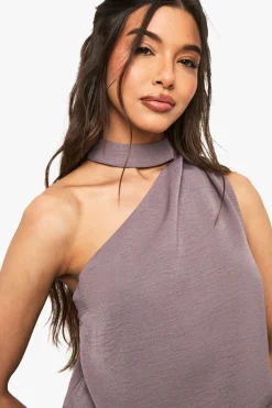 boohoo Haut Asymétrique Tissé<Femme Tops