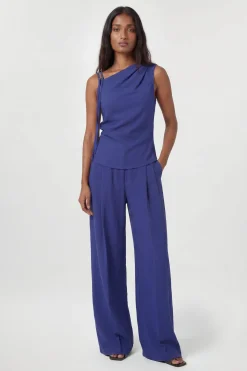 KarenMillen Haut Asymétrique À Une Épaule En Modal Coordonné<Femme Ensembles|Tops