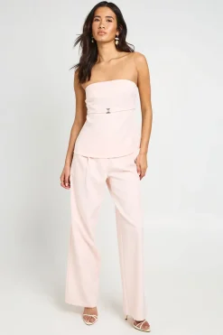 Haut Bandeau Ajusté Avec Détail Ceinture