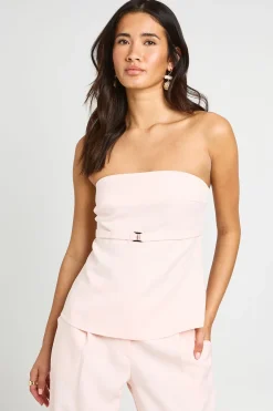 Haut Bandeau Ajusté Avec Détail Ceinture