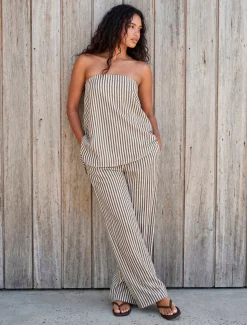 Haut Bandeau À Ourlet Asymétrique