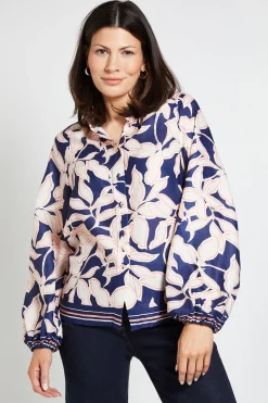 Wallis Haut À Boutonnage Intégral À Imprimé Floral<Femme Tops