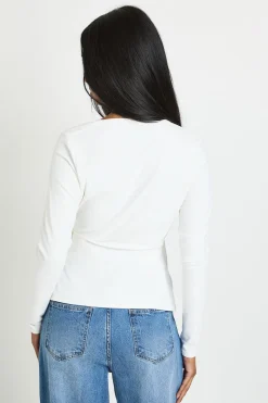 Haut Cache-cœur Avec Lien À Nouer À La Taille