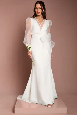 Haut Cache-cœur En Organza