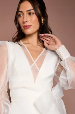 Haut Cache-cœur En Organza