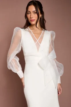 Haut Cache-cœur En Organza