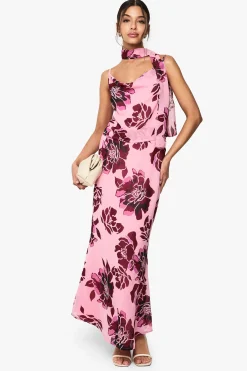 boohoo Haut camisole tissé à imprimé floral à col cagoule<Femme Tops