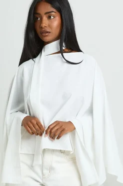 Haut Cape Avec Détail Foulard