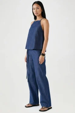 Haut Caraco En Chambray