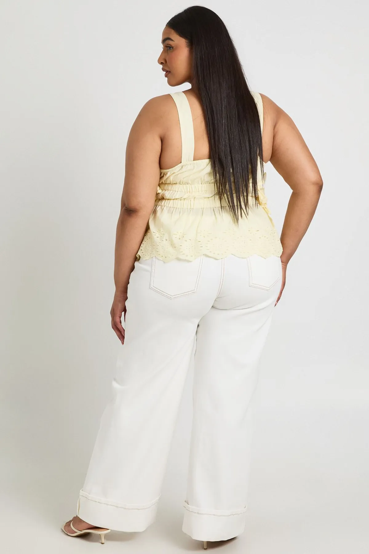 boohoo Haut Caraco Grande Taille À Détails Découpés, Nœuds Et Fronces<Femme Tops