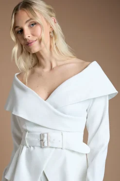 Coast Haut Ceinturé À Épaules Dénudées<Femme Tops