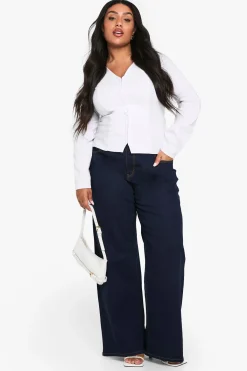 boohoo Haut Cintré à Crochet et Œillets<Femme Tops