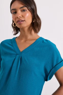 Dorothy Perkins Haut à Col V avec Manches Rapportées<Femme Tops D’Automne|Tops