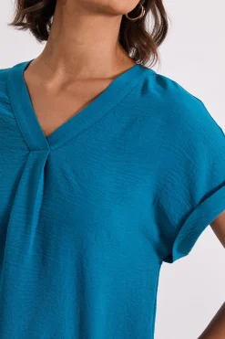 Dorothy Perkins Haut à Col V avec Manches Rapportées<Femme Tops D’Automne|Tops