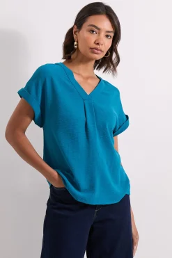 Dorothy Perkins Haut à Col V avec Manches Rapportées<Femme Tops D’Automne|Tops
